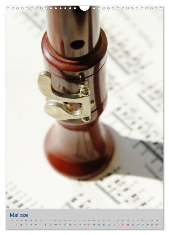 Produktbild: Instrumente - Musikalisch durch das Jahr (Wandkalender 2026 DIN A3 hoch), CALVENDO Monatskalender