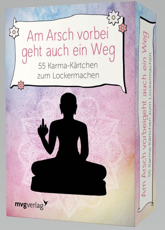 Produktbild: Am Arsch vorbei geht auch ein Weg&ndash; 55 Karma-K&auml;rtchen zum Lockermachen