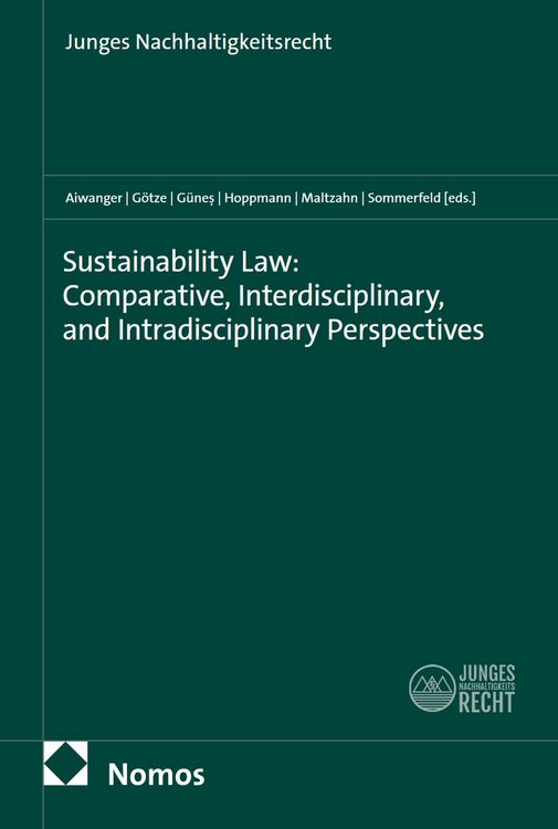Produktbild: Sustainability Law: Comparative, Interdisciplinary, and Intradisciplinary Perspectives