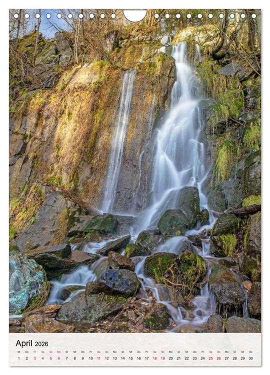 Produktbild: Harzer Landschaften - 12 Monate im Naturparadies Harz (Wandkalender 2026 DIN A4 hoch), CALVENDO Monatskalender