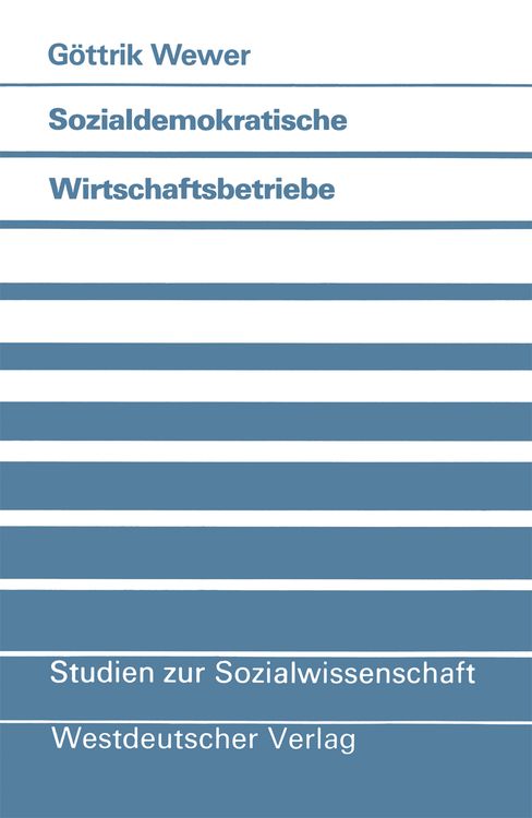 Produktbild: Sozialdemokratische Wirtschaftsbetriebe