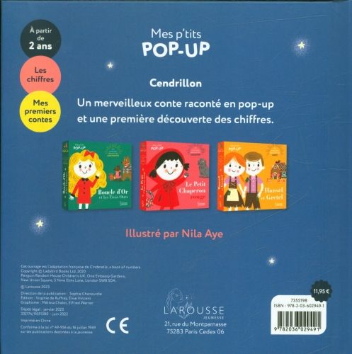 Produktbild: Cendrillon : un conte pour d&eacute;couvrir les chiffres