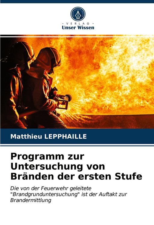 Produktbild: Programm zur Untersuchung von Br&auml;nden der ersten Stufe