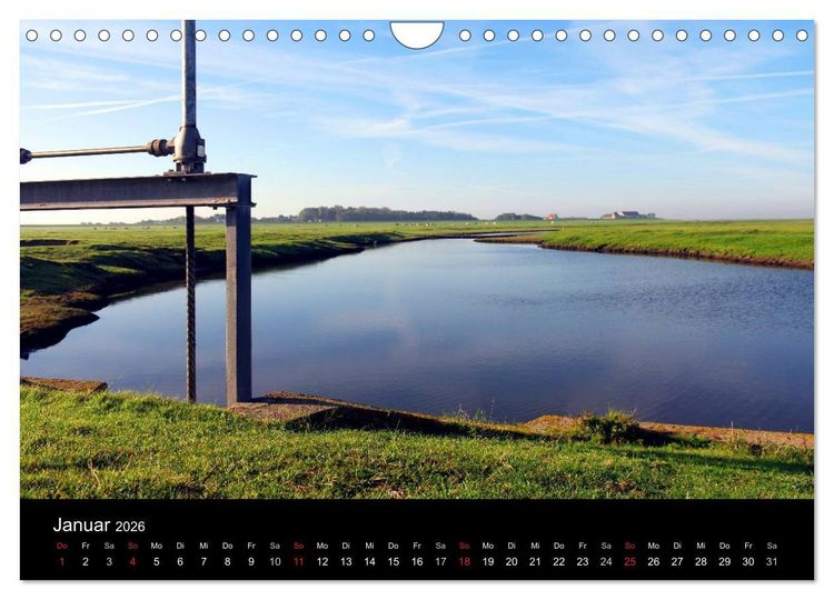 Produktbild: Zeit f&uuml;r... Insel Neuwerk - Kulturlandschaft im Wattenmeer (Wandkalender 2026 DIN A4 quer), CALVENDO Monatskalender