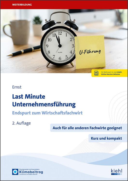 Produktbild: Last Minute Unternehmensf&uuml;hrung