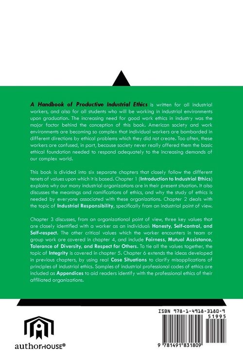 Produktbild: A Handbook of Productive Industrial Ethics