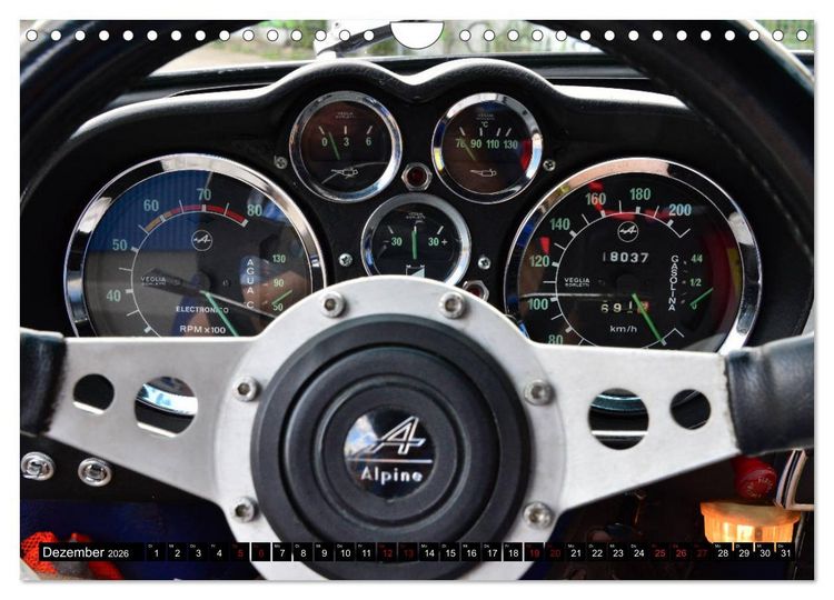Produktbild: Renault Alpine A110 (Wandkalender 2026 DIN A4 quer), CALVENDO Monatskalender