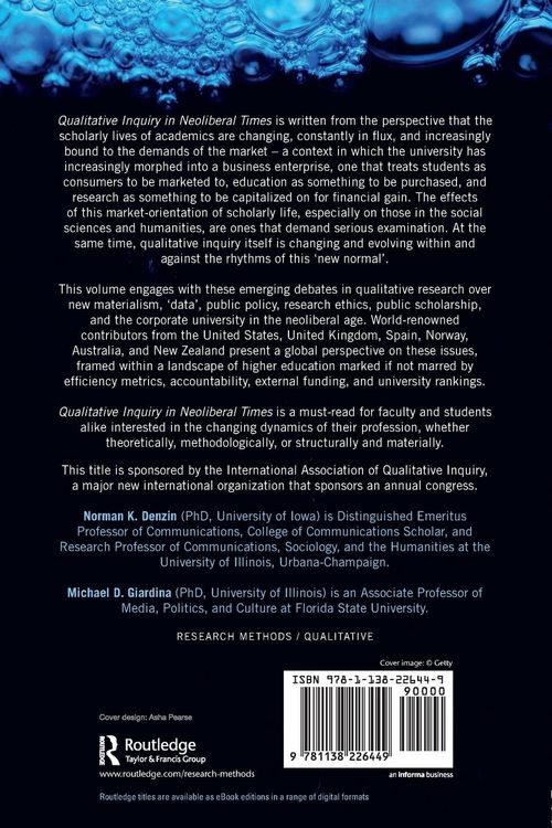 Produktbild: Qualitative Inquiry in Neoliberal Times