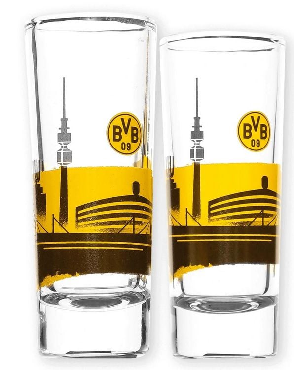 Produktbild: BVB 22440100 - BVB Schnapsglas Skyline (2 St&uuml;ck)