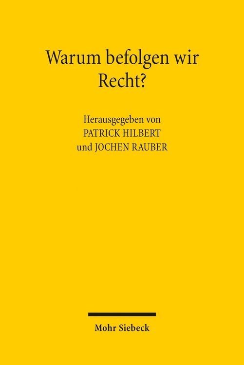 Produktbild: Warum befolgen wir Recht?