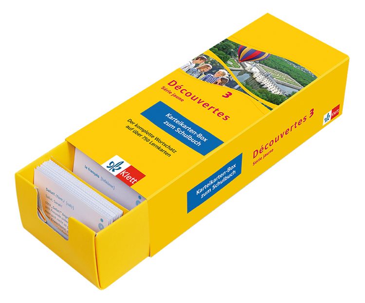 Produktbild: D&eacute;couvertes S&eacute;rie jaune 3. Vokabel-Lernbox zum Schulbuch