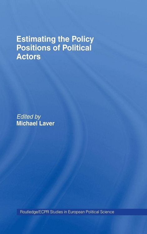 Produktbild: Estimating the Policy Position of Political Actors