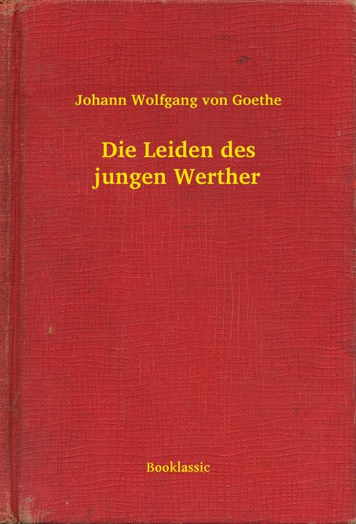 Produktbild: Die Leiden des jungen Werther