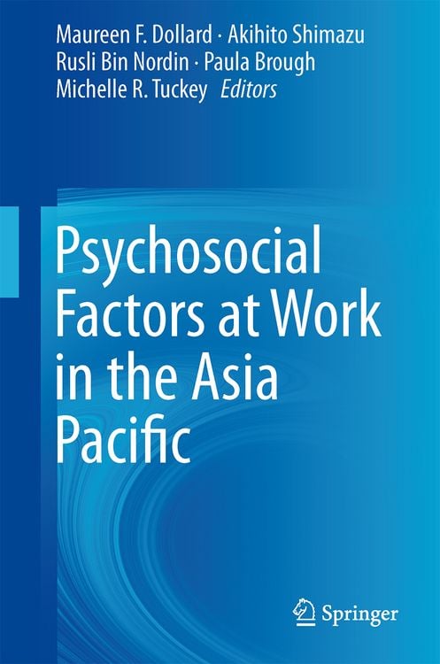 Produktbild: Psychosocial Factors at Work in the Asia Pacific