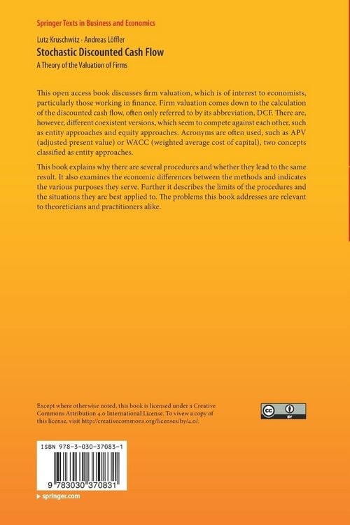 Produktbild: Stochastic Discounted Cash Flow