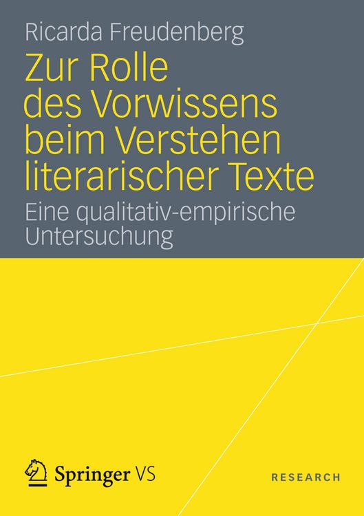 Produktbild: Zur Rolle des Vorwissens beim Verstehen literarischer Texte