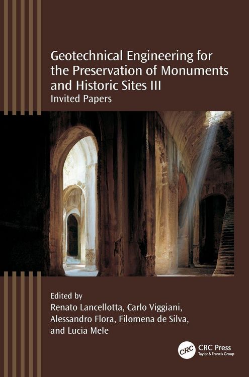 Produktbild: Geotechnical Engineering for the Preservation of Monuments and Historic Sites III