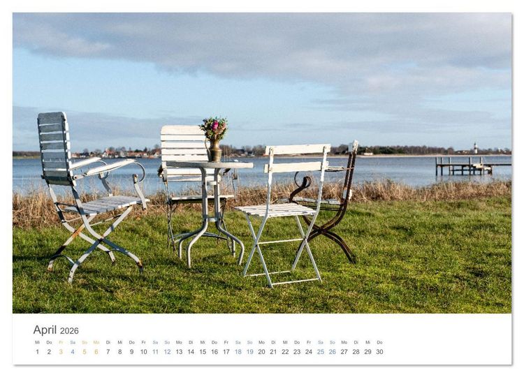 Produktbild: S&oslash;nderjylland - D&auml;nemarks S&uuml;den (hochwertiger Premium Wandkalender 2026 DIN A2 quer), Kunstdruck in Hochglanz