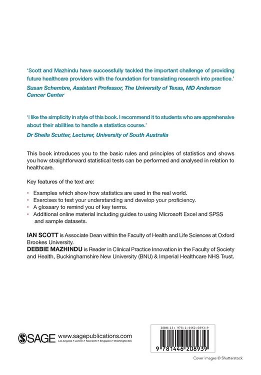 Produktbild: Statistics for Healthcare Professionals