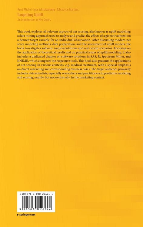 Produktbild: Targeting Uplift
