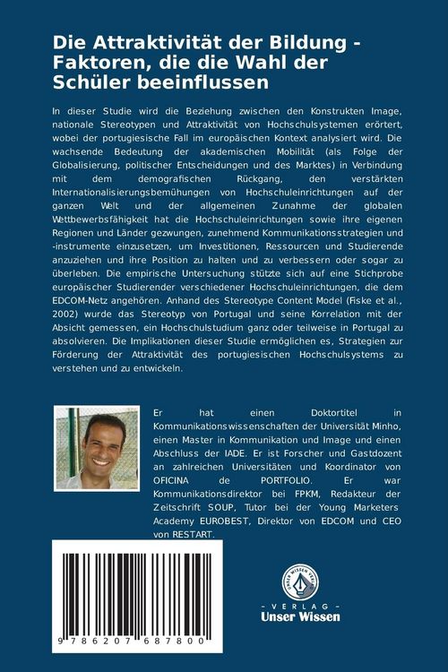 Produktbild: Die Attraktivit&auml;t der Bildung - Faktoren, die die Wahl der Sch&uuml;ler beeinflussen