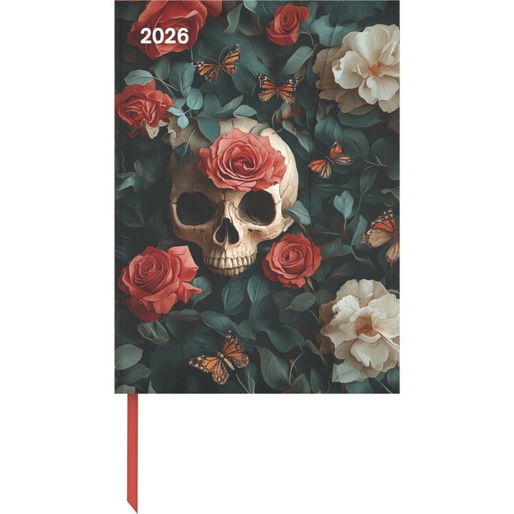 Produktbild: Skull 2026 - Diary - Buchkalender - Taschenkalender - 16x22