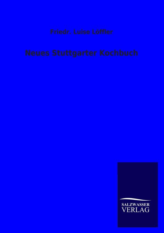 Produktbild: Neues Stuttgarter Kochbuch