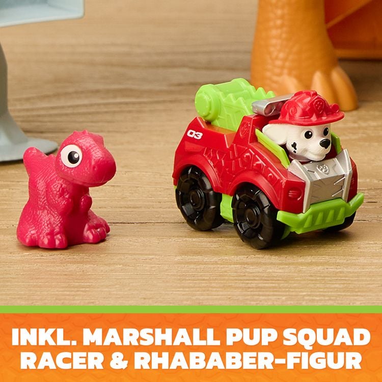 Produktbild: PAW Patrol: Der Dino Film, Pup Squad Lift & Race Dino Spielset mit Racer