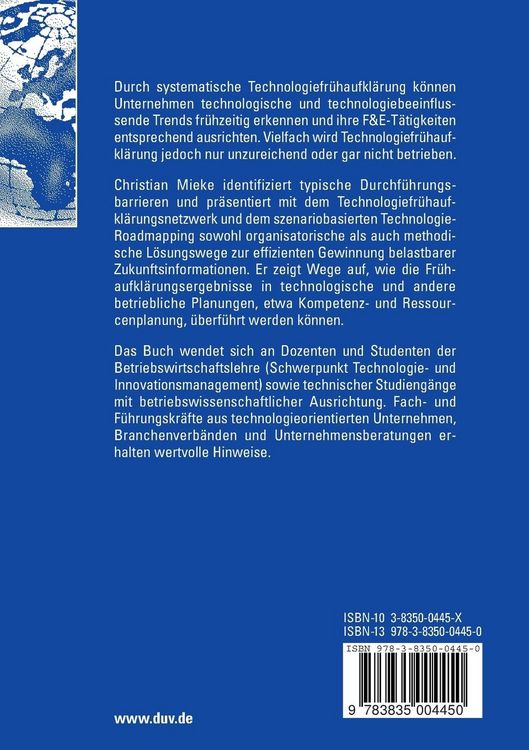 Produktbild: Technologiefrühaufklärung in Netzwerken