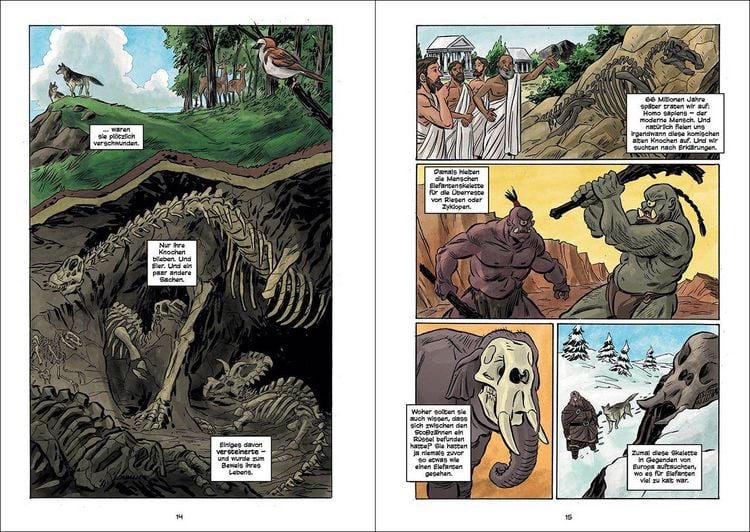 Produktbild: Superbrain-Comics - Auf den Spuren der Dinosaurier