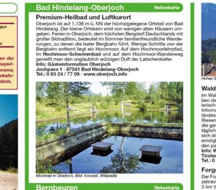 Produktbild: F&uuml;ssen und Umgebung mit Tannheimer Tal 1:50 000