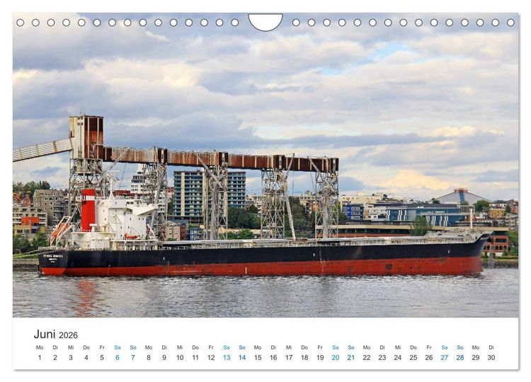 Produktbild: Gro&szlig;e und kleine Schiffe im Seehafen Seattle (Wandkalender 2026 DIN A4 quer), CALVENDO Monatskalender