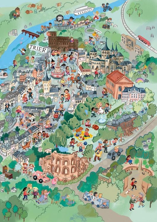 Produktbild: Unser Mosel-Wimmelbuch