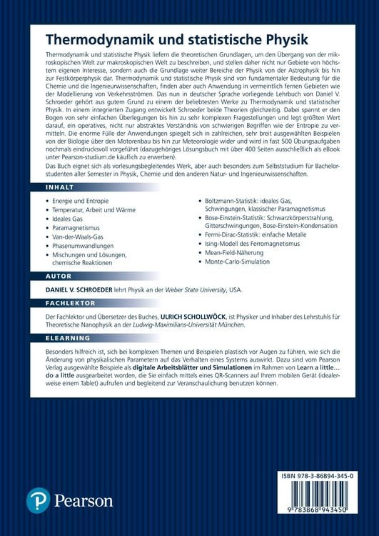 Produktbild: Thermodynamik und statistische Physik