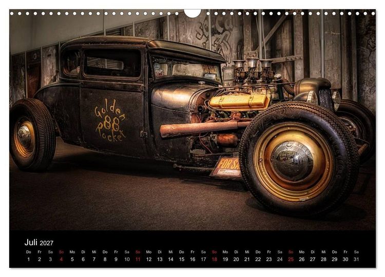 Produktbild: Au&szlig;ergew&ouml;hnliche Autos - Hot Rods (Wandkalender 2027 DIN A3 quer), CALVENDO Monatskalender