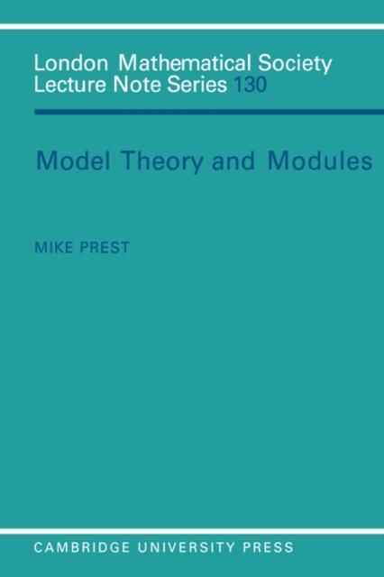 Produktbild: Model Theory and Modules