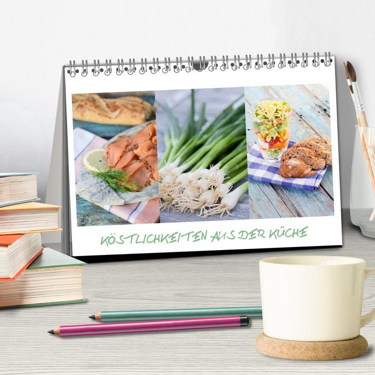 Produktbild: K&ouml;stlichkeiten aus der K&uuml;che (Tischkalender 2026 DIN A5 quer), CALVENDO Monatskalender