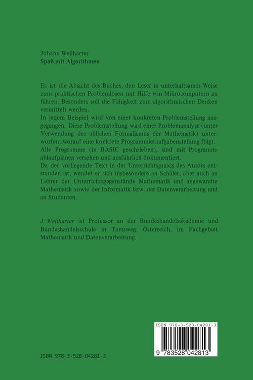 Produktbild: Spa&szlig; mit Algorithmen