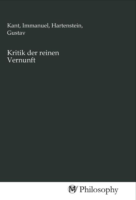 Produktbild: Kritik der reinen Vernunft