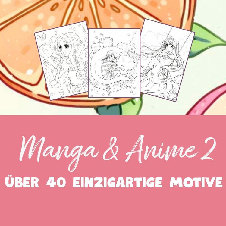 Produktbild: Malbuch Manga & Anime 2