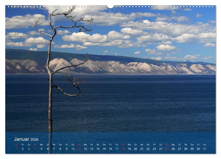 Produktbild: Olchon - Insel im Baikalsee (hochwertiger Premium Wandkalender 2026 DIN A2 quer), Kunstdruck in Hochglanz