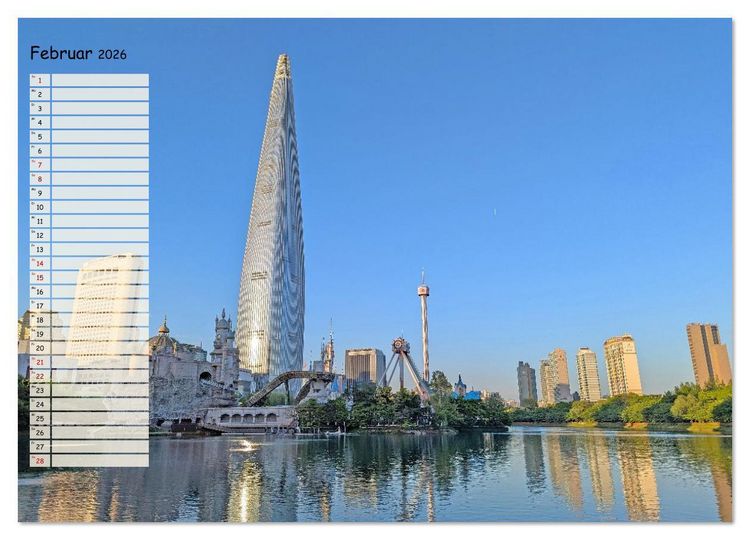 Produktbild: Seoul - Stadt der Kontraste (Wandkalender 2026 DIN A2 quer), CALVENDO Monatskalender