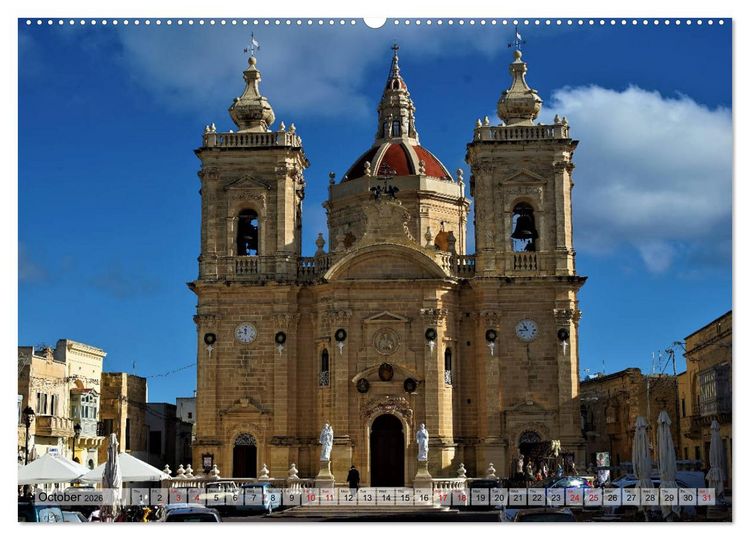 Produktbild: Gozo - Malta's little sister island (High Quality Premium Wall Calendar 2026 DIN A2 landscape),CALVENDO 12 Month Wall Calendar