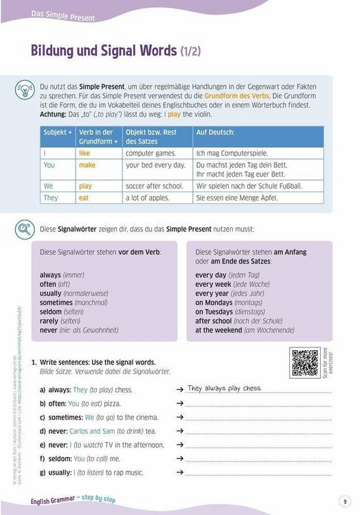 Produktbild: English Grammar &ndash; step by step