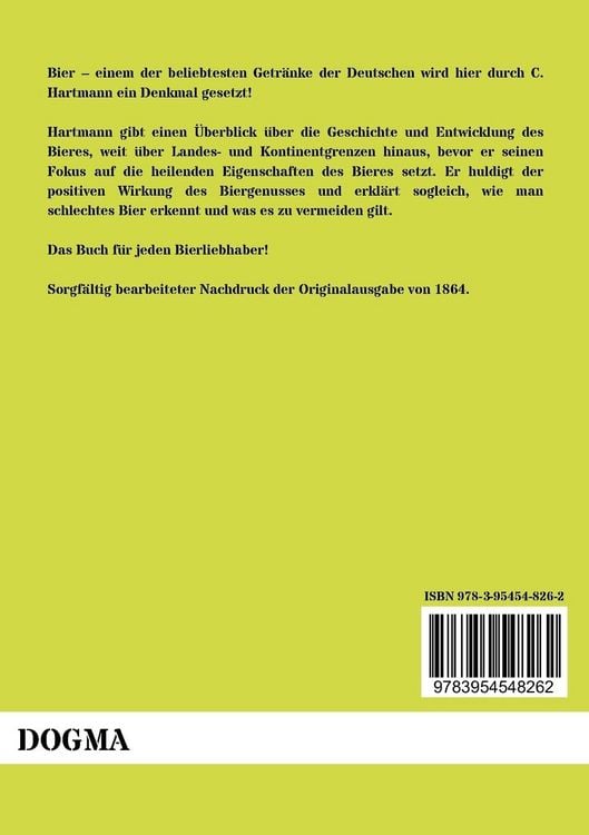 Produktbild: Das Bier als deutsches Nationalgetr&auml;nk