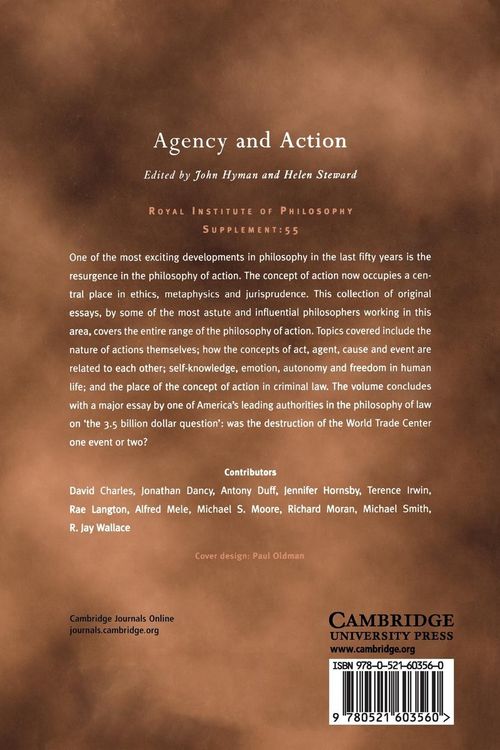 Produktbild: Agency and Action