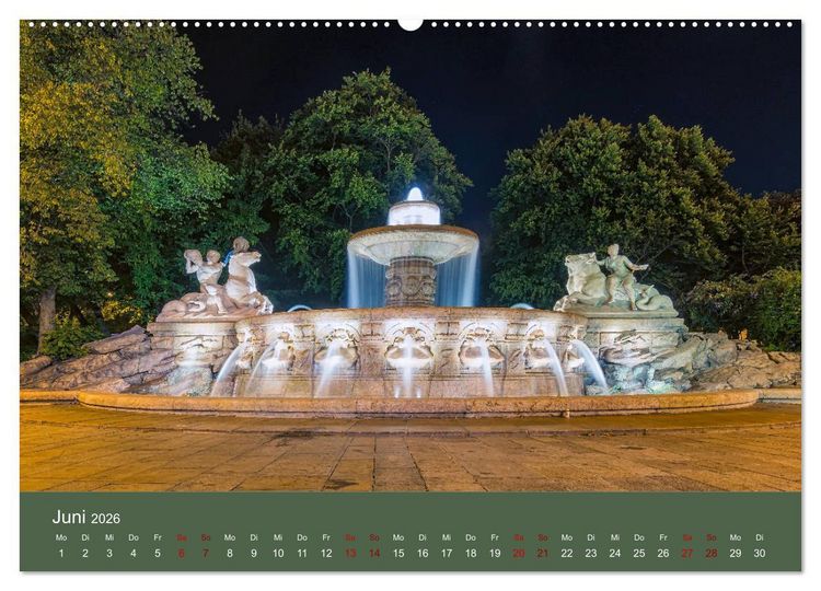 Produktbild: Bezauberndes M&uuml;nchen - Die bayrische Landeshauptstadt und ihr Umland. (Wandkalender 2026 DIN A2 quer), CALVENDO Monatskalender