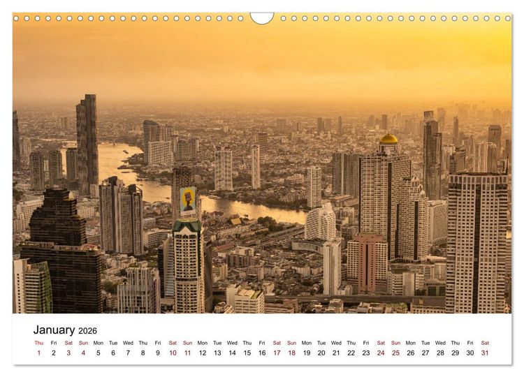 Produktbild: Destination Thailand (Wall Calendar 2026 DIN A3 landscape), CALVENDO 12 Month Wall Calendar