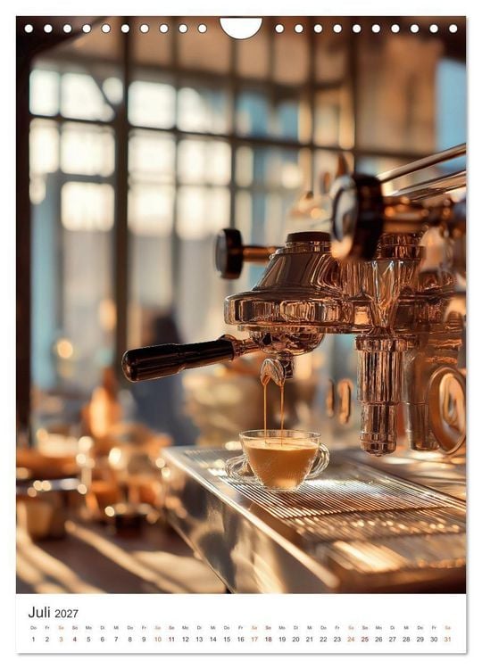 Produktbild: Zeit f&uuml;r Kaffee (Wandkalender 2027 DIN A4 hoch), CALVENDO Monatskalender