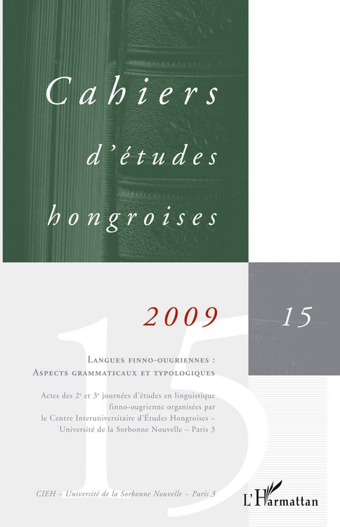 Produktbild: Langues finno-ougriennes : aspects grammaticaux et typologiques